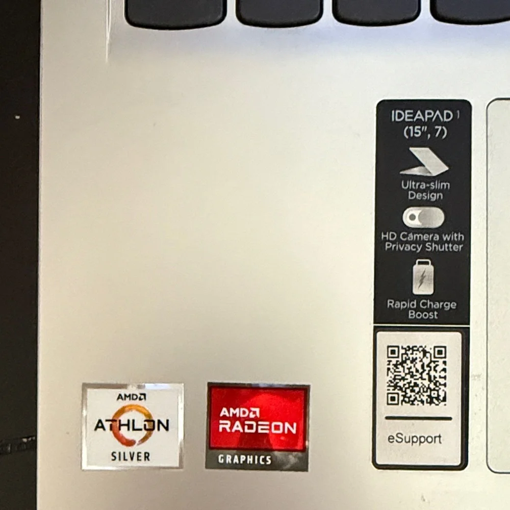 Lenovo Ideapad 1 Silver Laptop with Box